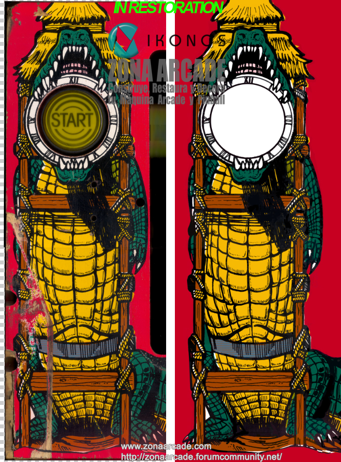 In restoration "HOOK PINBALL DECALS" (DATA EAST) por Mikonos & Zona